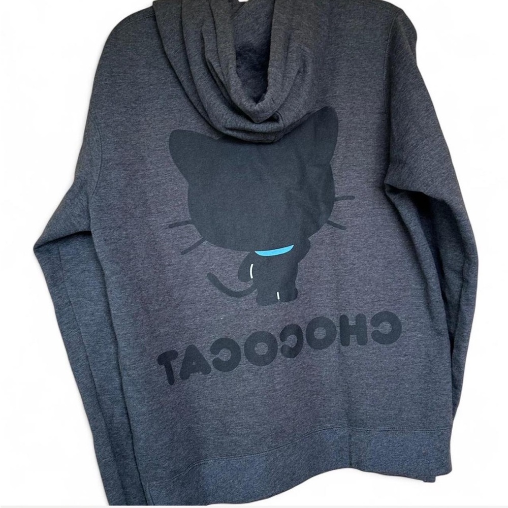 Sanrio Unisex Gray Chococat Character Hoodie - Picture 2 of 5